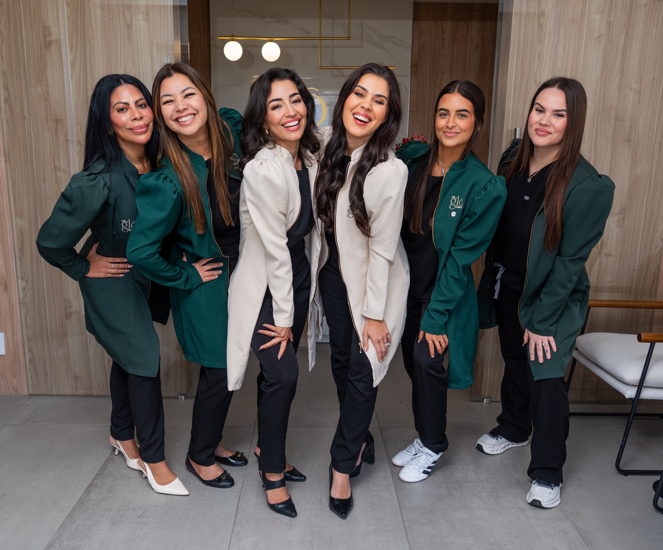 The multidisciplinary team at The Glo Company